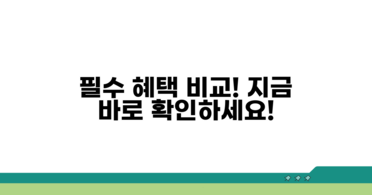 우대 혜택 비교 분석