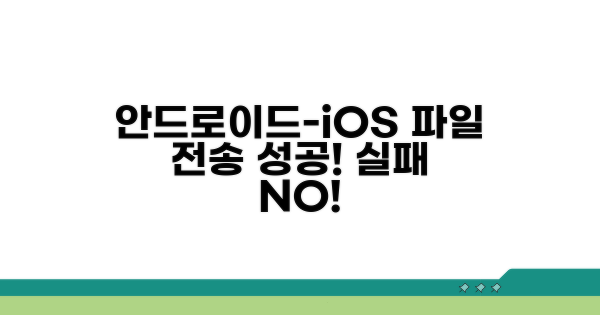안드로이드 iOS 자료 전송, 실패 없이 하는 법