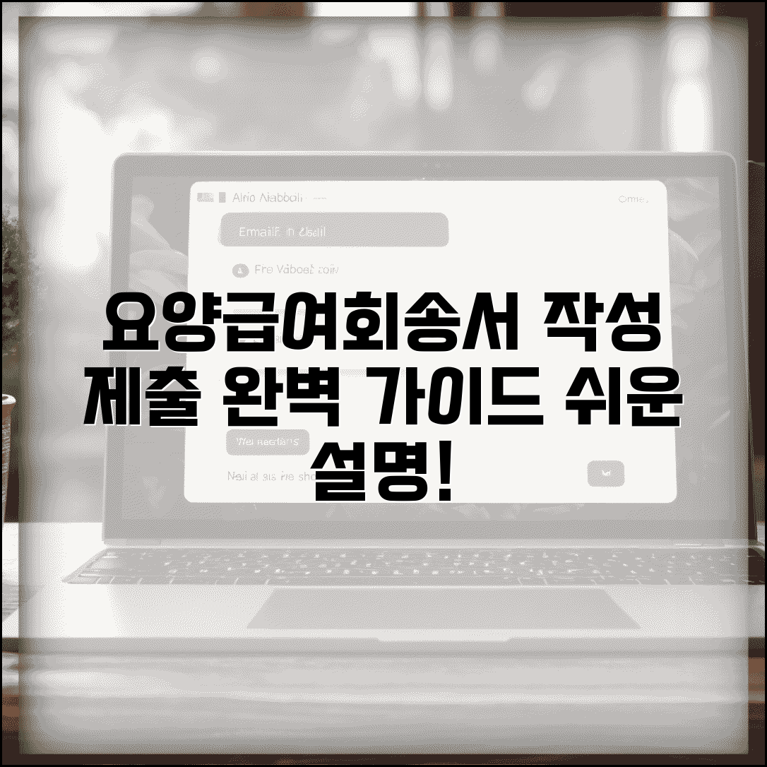 요양급여회송서 양식 작성법과 제출 방법