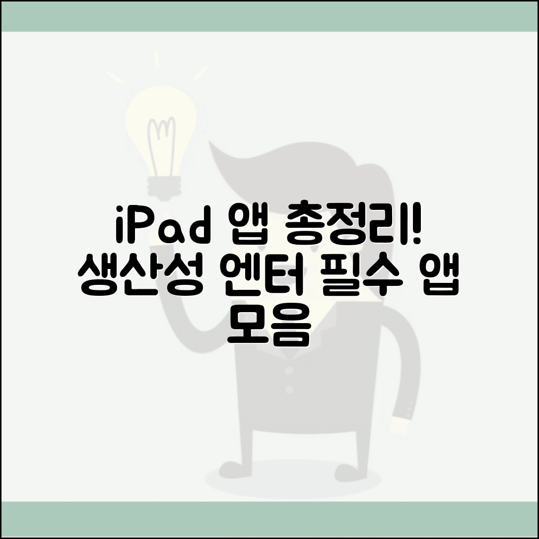 아이패드 앱 추천 생산성 엔터테인먼트 총정리