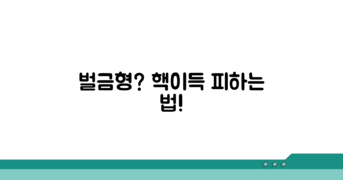 벌금형 피하는 방법과 대처법