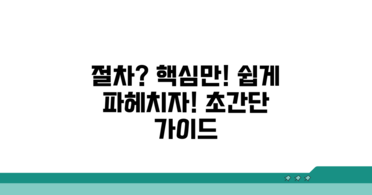 복잡한 절차, 핵심만 쉽게 파헤치기