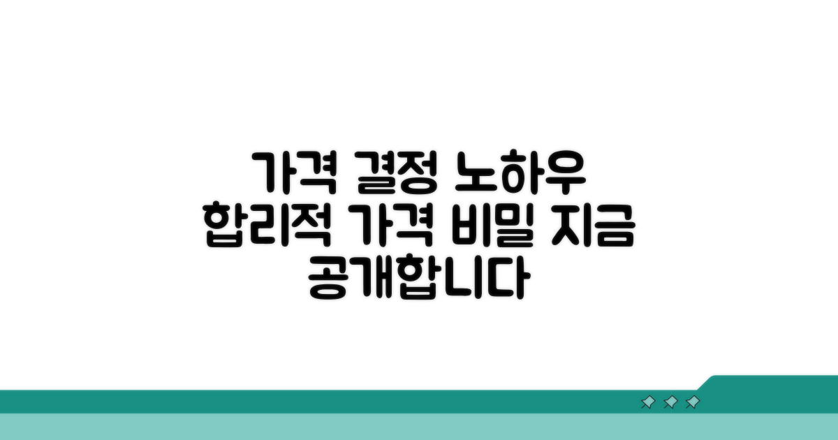 합리적 가격, 이렇게 도출하세요