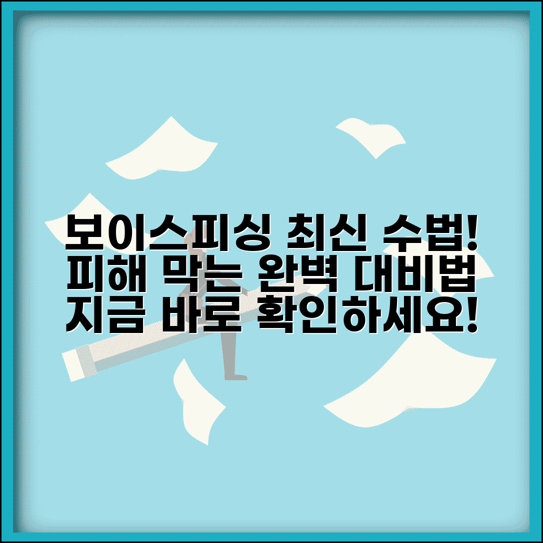 신종보이스피싱사기 최신 수법 대응 | 피해 예방 및 완벽 대처법 총정리