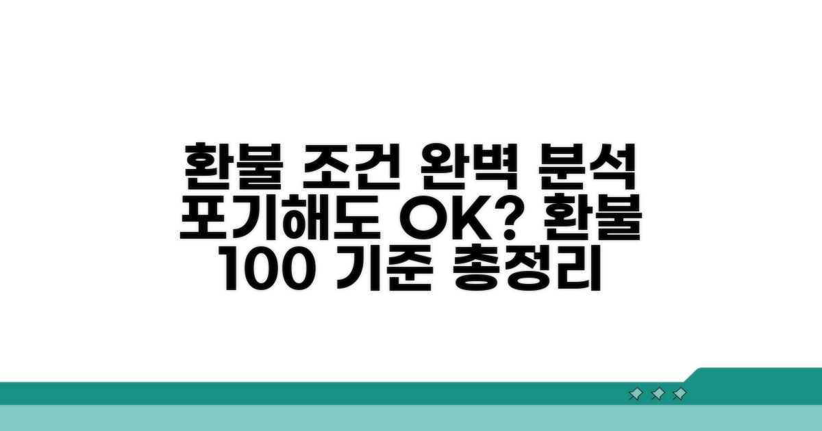 중도 포기 시 환불 기준 완벽 분석