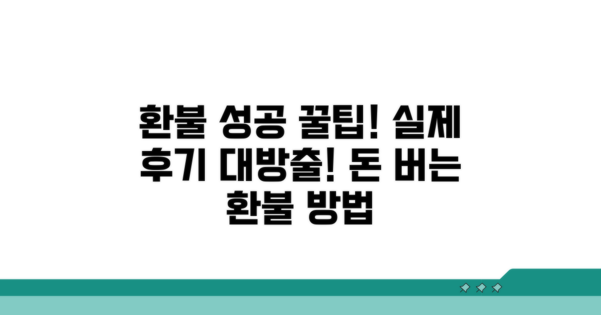 성공적인 환불 후기 모음