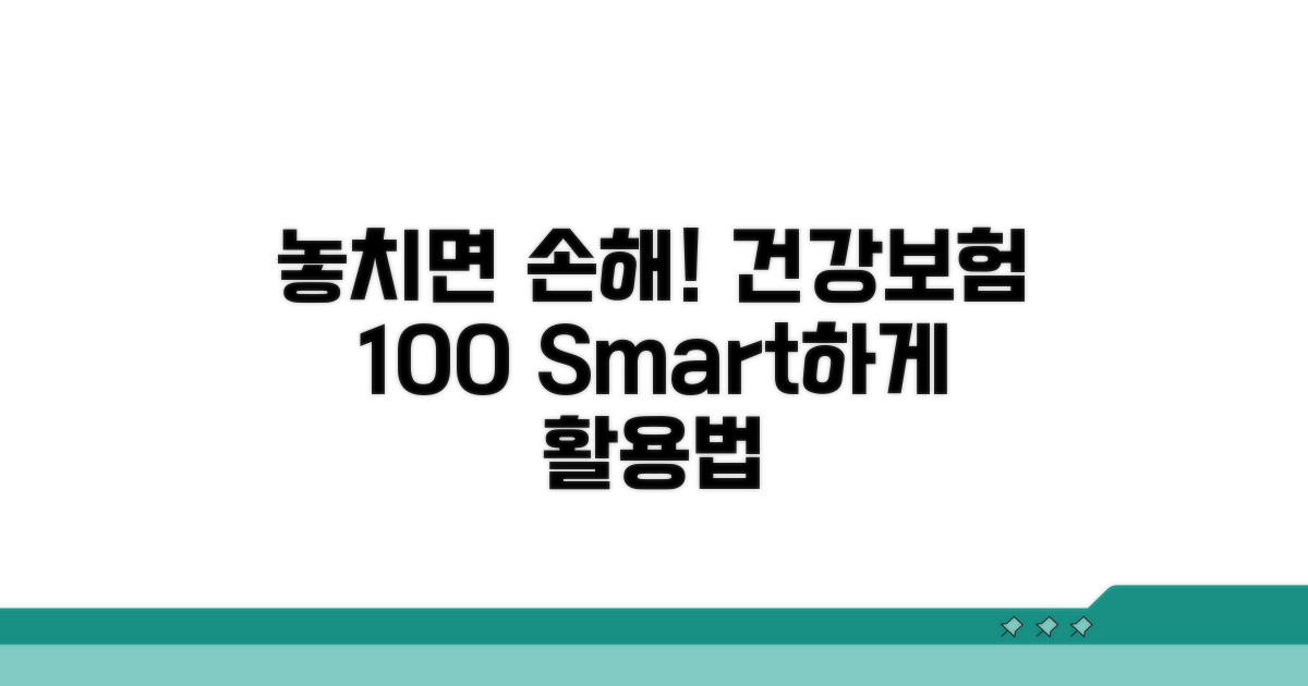 건강보험 혜택 100% 활용법