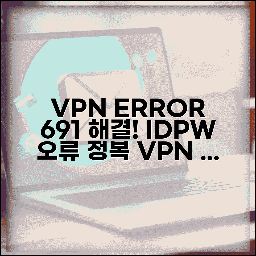 VPN 인증 실패 오류 691 해결 | VPN 사용자 이름 암호 오류