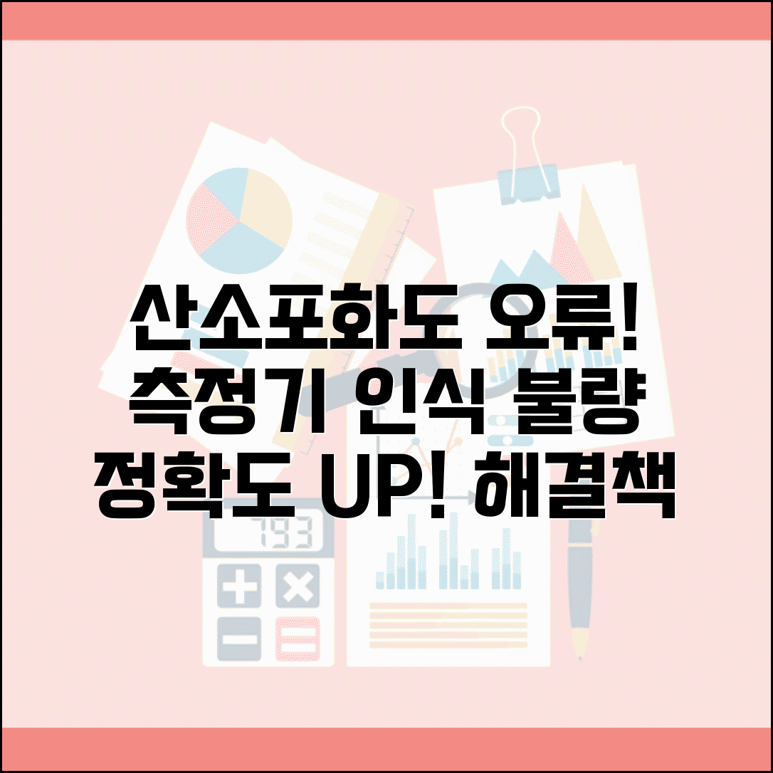 산소포화도 측정기 오류 | 맥박 산소 측정기 인식 안됨