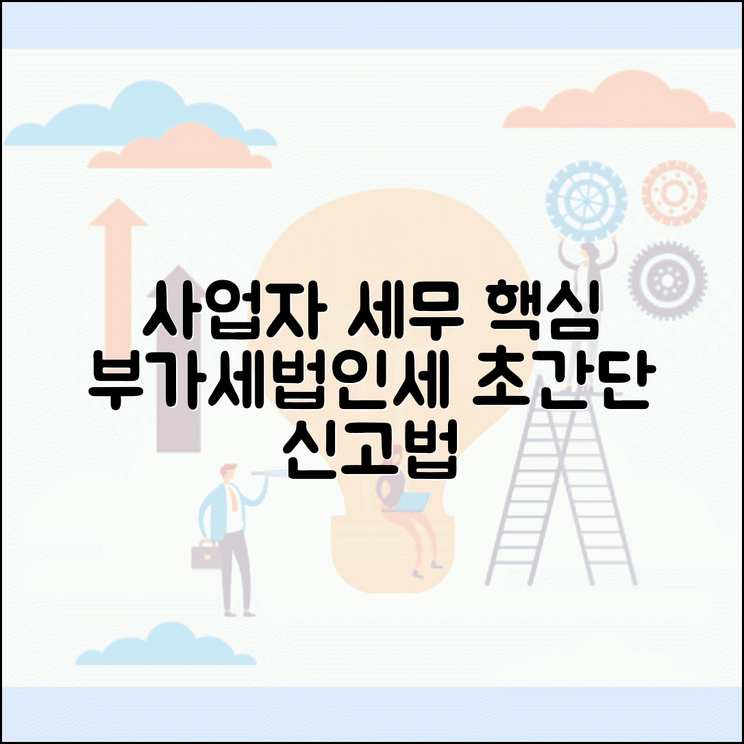 사업자 세무 관리 부가세 법인세 신고 방법 완벽 가이드 총정리