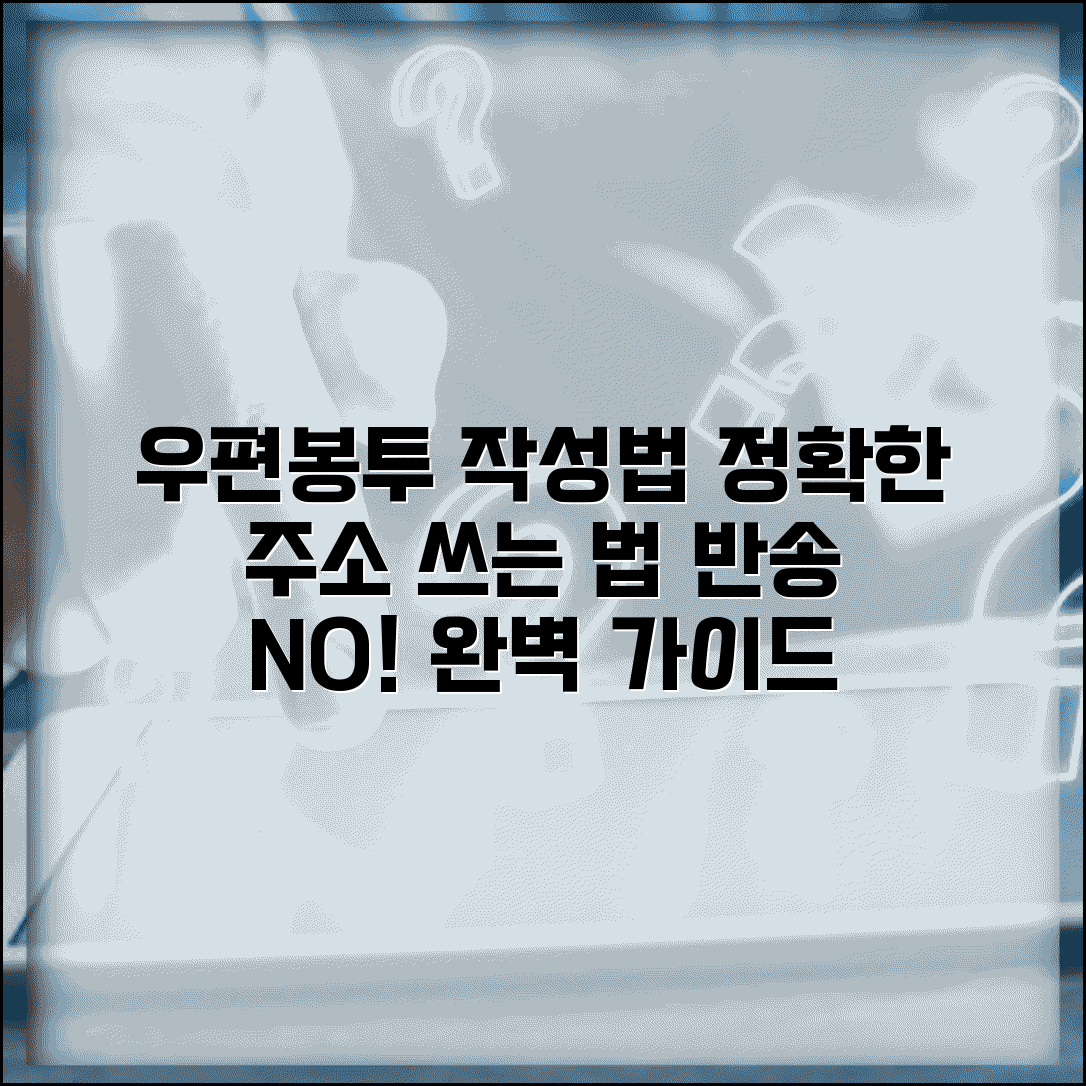 우편봉투 쓰는 방법 완벽 가이드 | 주소 표기 올바른 방법 | 반송 없는 작성법