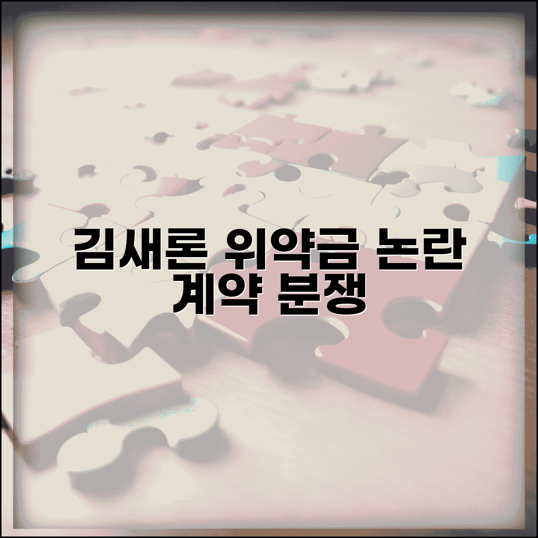 김새론 위약금 논란 정리 | 활동 중단에 따른 계약 분쟁 | 법적 해결 과정