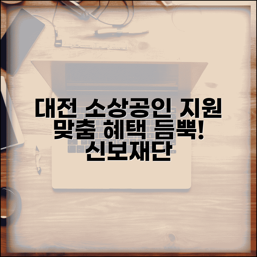 대전신용보증재단 지원 프로그램 | 지역 소상공인 맞춤 혜택