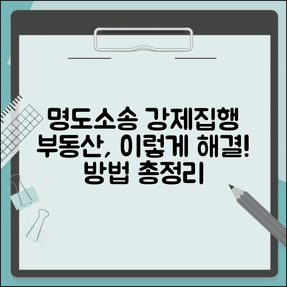 명도소송 강제집행 절차 | 부동산 명도 강제집행 방법