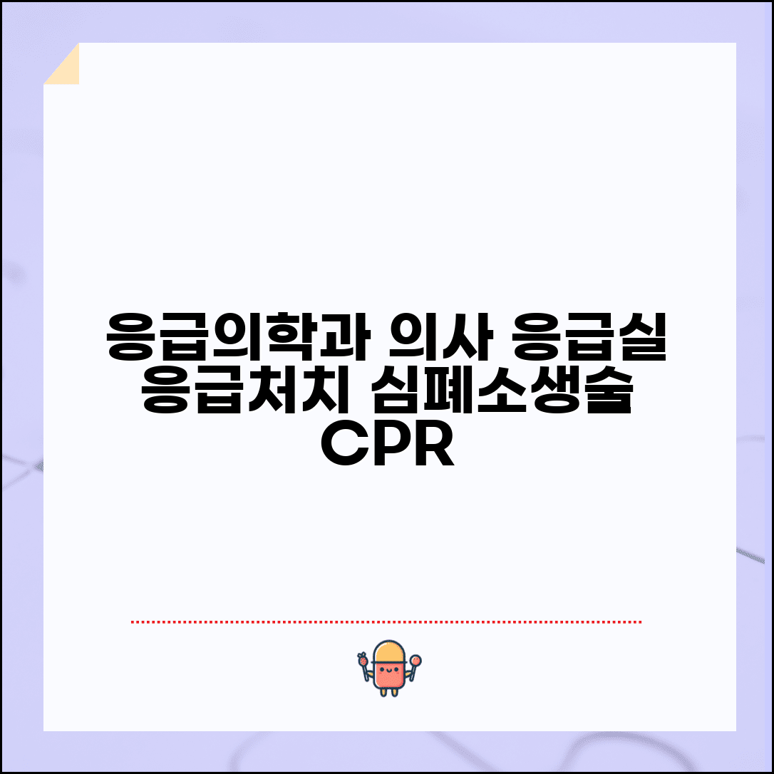 응급의학과 의사 | 응급실 응급처치 | 심폐소생술 응급의료센터