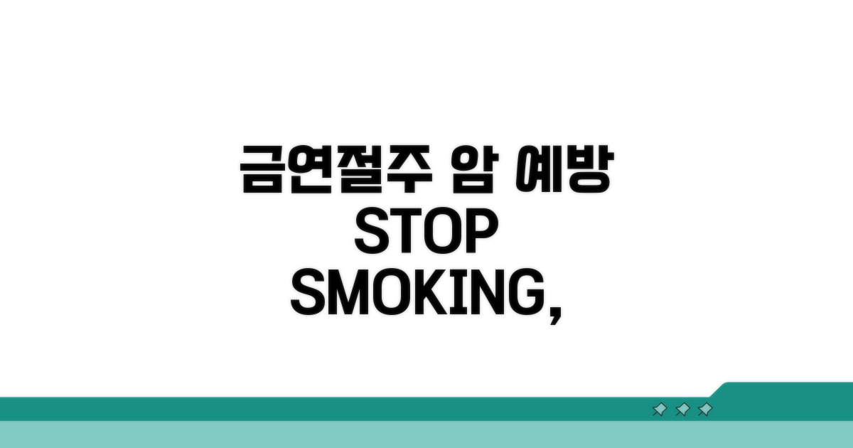 금연과 절주, 상피내암 예방의 핵심