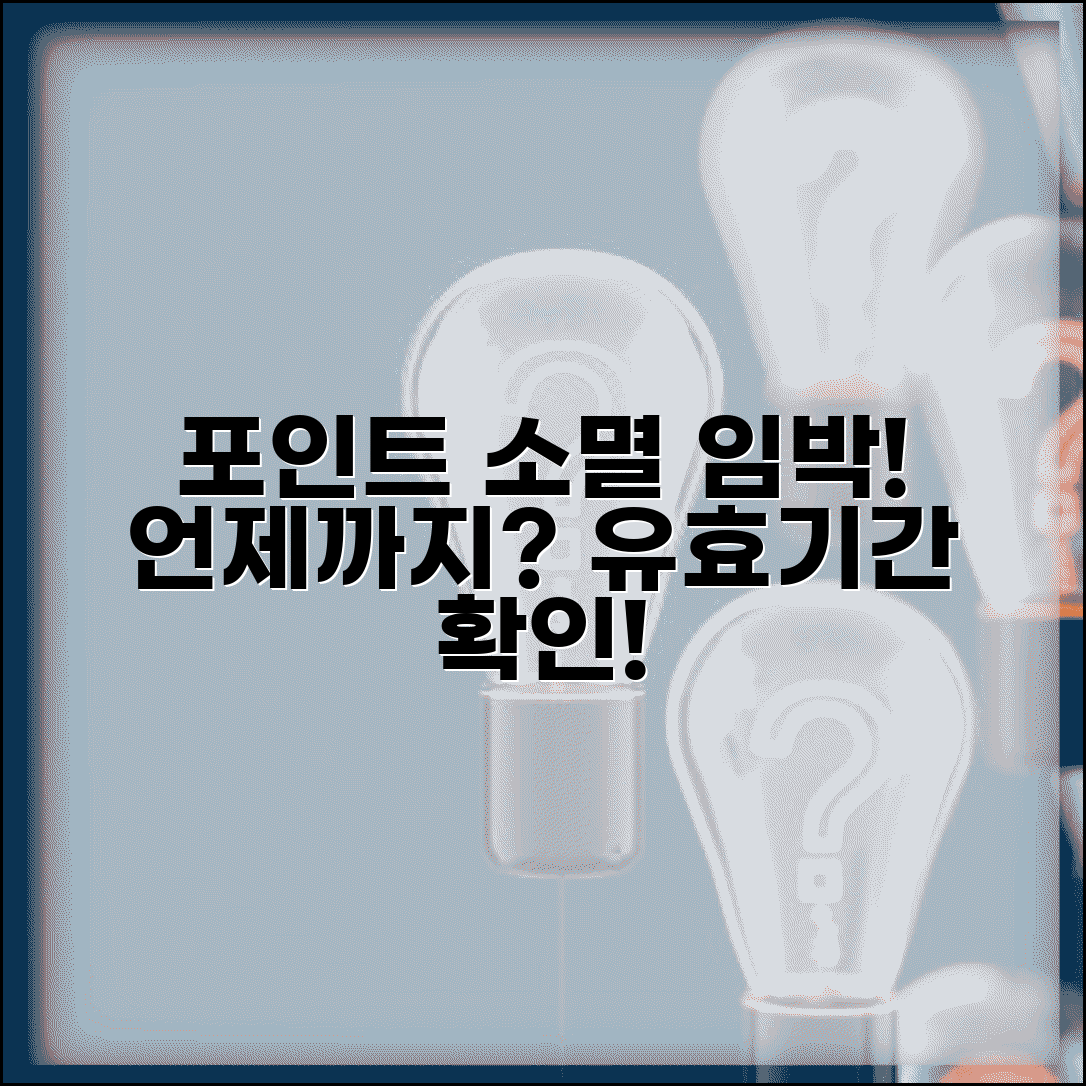 포인트 소멸 시기 언제 없어지는지 | 적립금 유효기간 확인