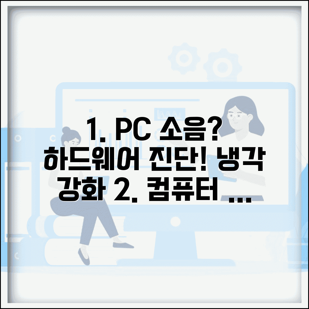 컴퓨터 소리 날때 하드웨어 진단 | 팬/하드디스크 점검 | 과열 방지 및 냉각 강화