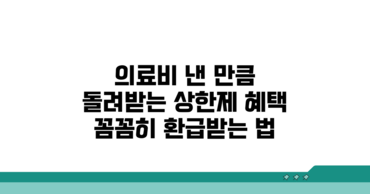 의료비 본인부담금 상한제란?