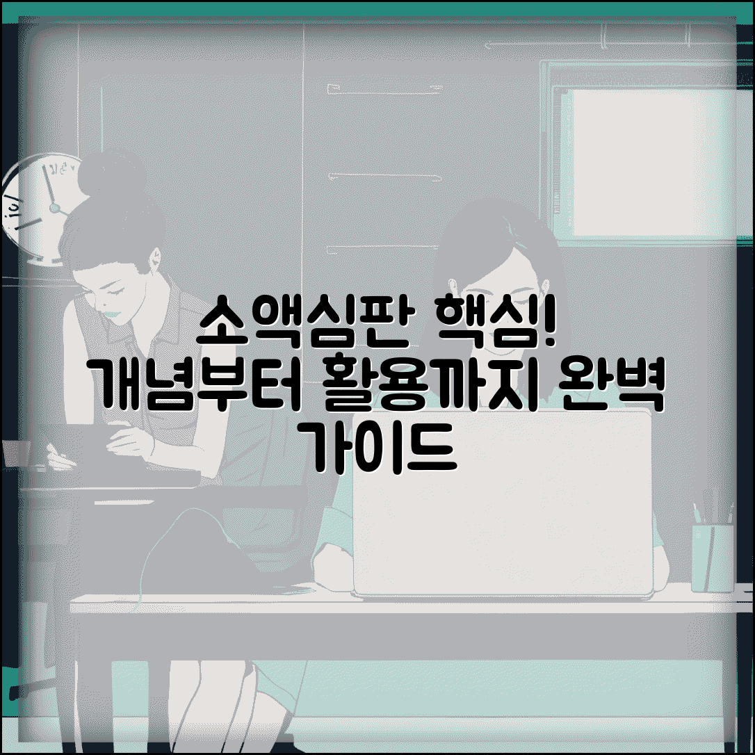 소액심판제도 개념 장점 활용법 | 소액심판 제도 완벽 이해 활용 가이드