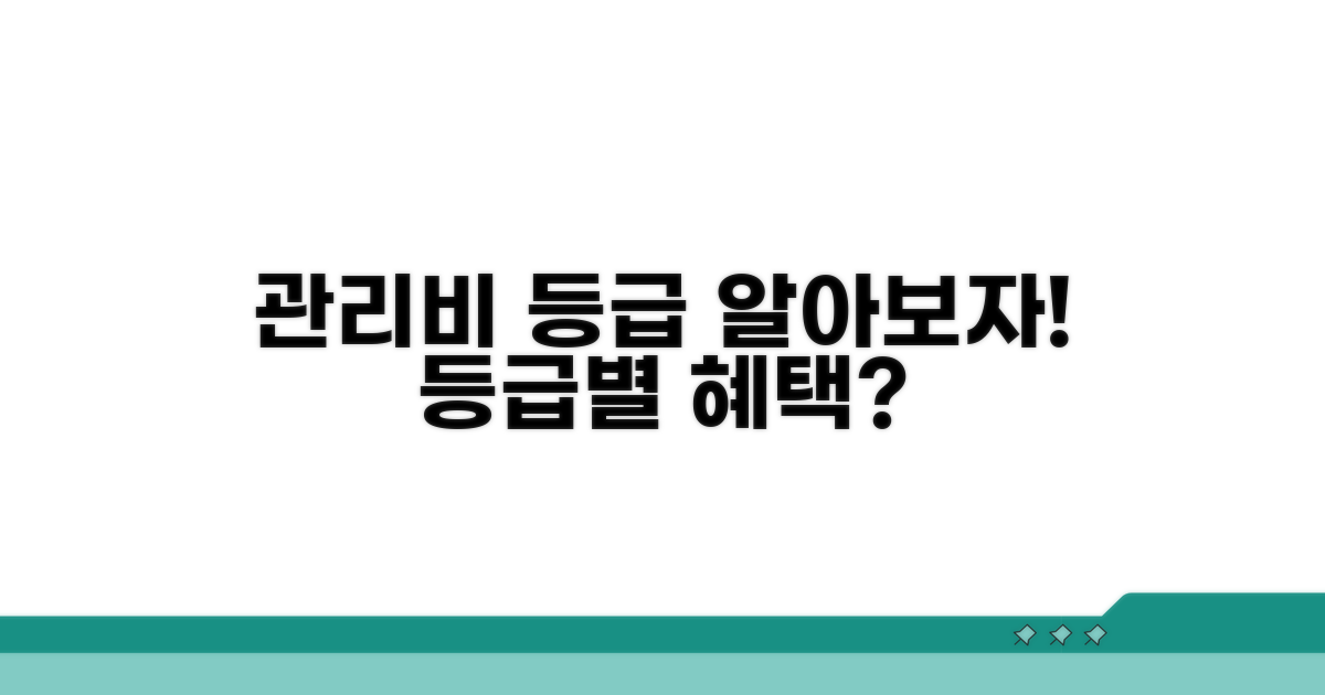 관리비 등급, 무엇을 의미할까?