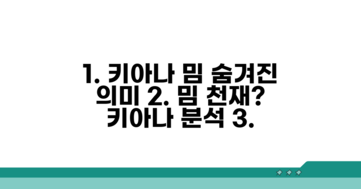 키아나 밈 활용 맥락 분석