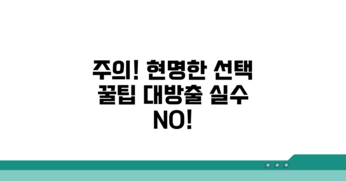 주의사항과 현명한 선택법