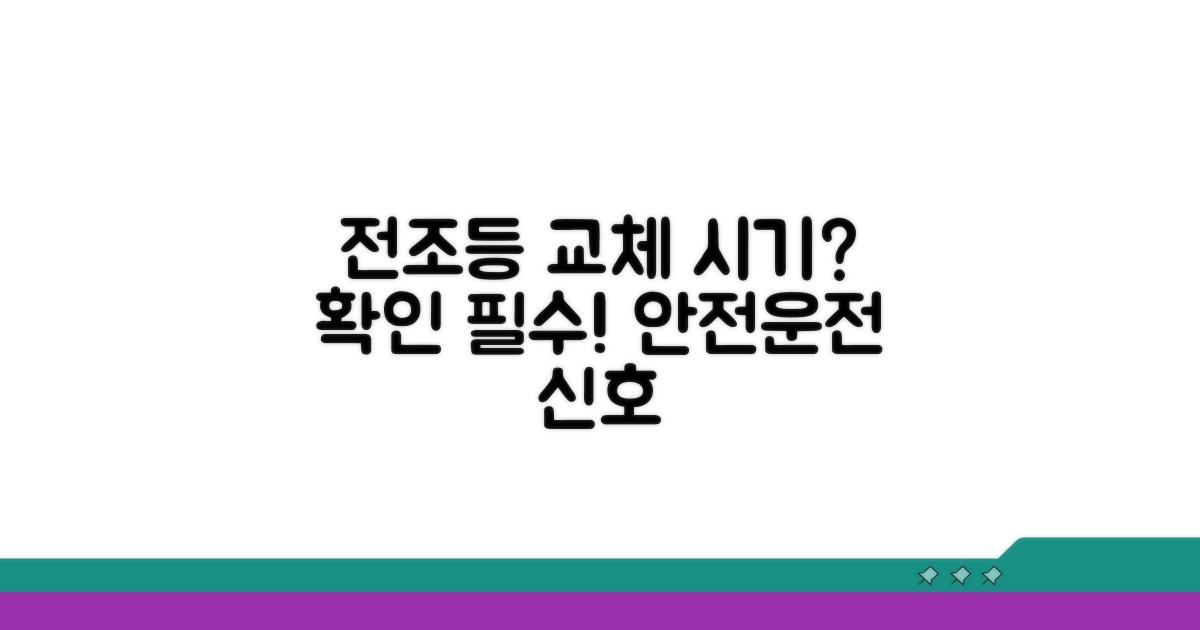 전조등 교체 시기, 언제 해야 할까?