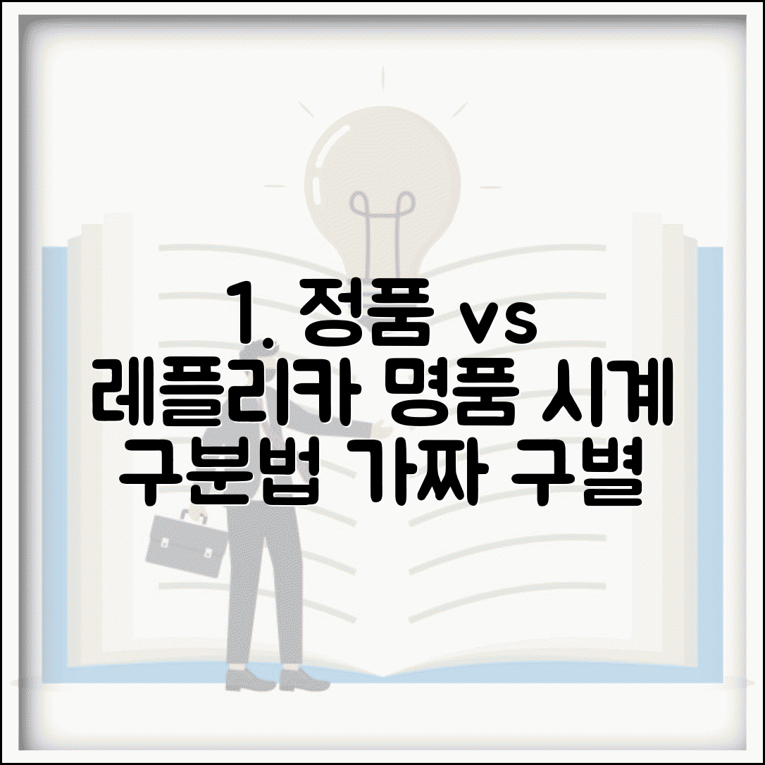 명품 시계 정품 vs 레플리카 구분 방법 | 가짜 시계 감별법, 구매 전 꼭 확인하세요
