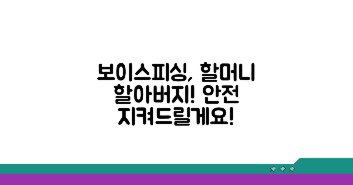 보이스피싱, 어르신 안전 최우선