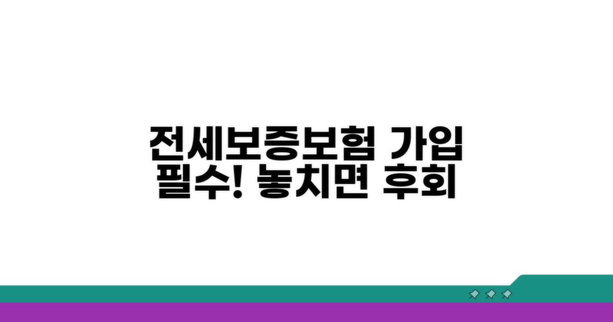 전세보증보험 가입 필수 체크리스트