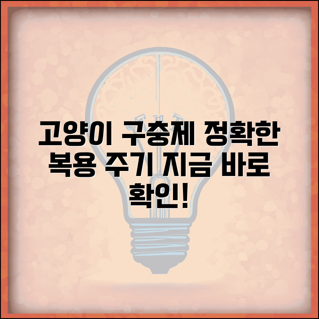 고양이 구충제 먹이는 주기 | 복용 간격, 종류별 권장 주기 및 방법 총정리
