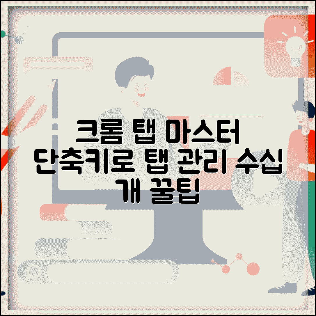 크롬 탭 관리 단축키 마스터 | 수십 개 탭 효율적 관리법과 꿀팁 총정리