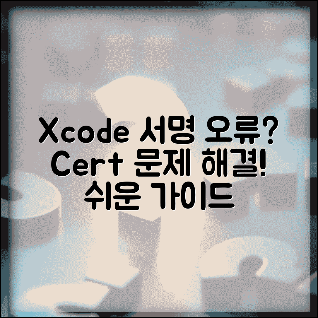 Xcode 코드 서명 오류 해결 | Xcode Signing 인증서 문제 해결 방법 및 설정