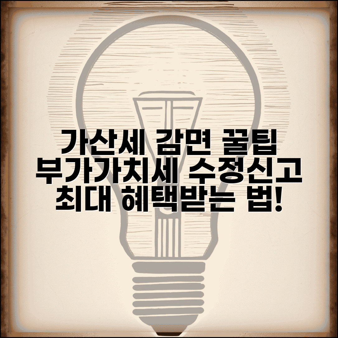 가산세 감면 조건 | 부가세 수정신고 시 혜택받는 방법 총정리