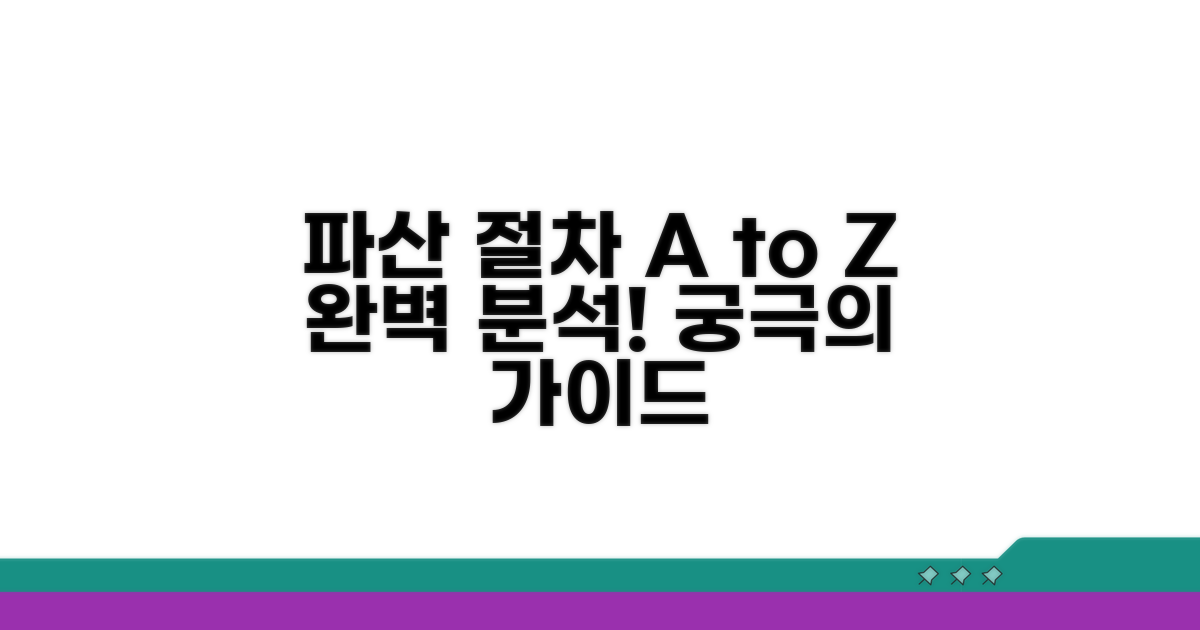 파산 절차의 모든 것