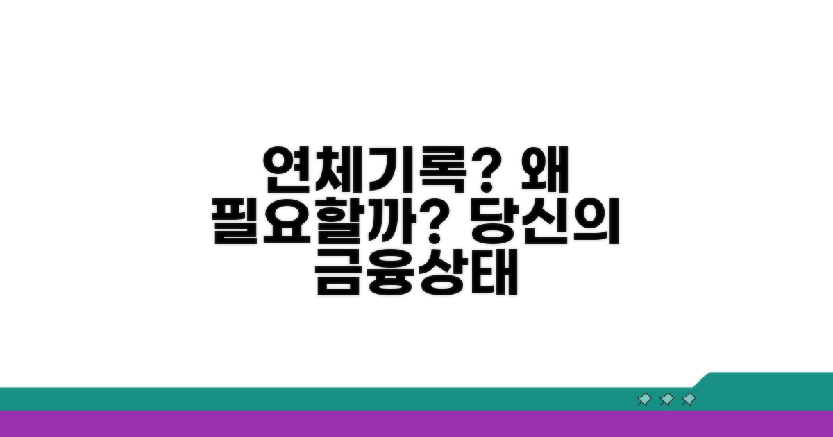 연체기록 조회, 왜 필요할까?