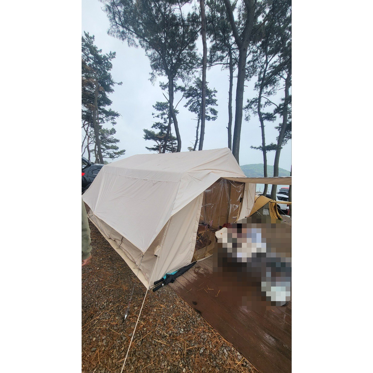 웨스티 네이처하이크 에어텐트 12 12x 전용 우풍 감소 우중캠핑 플라이 타프 상세 이미지 2