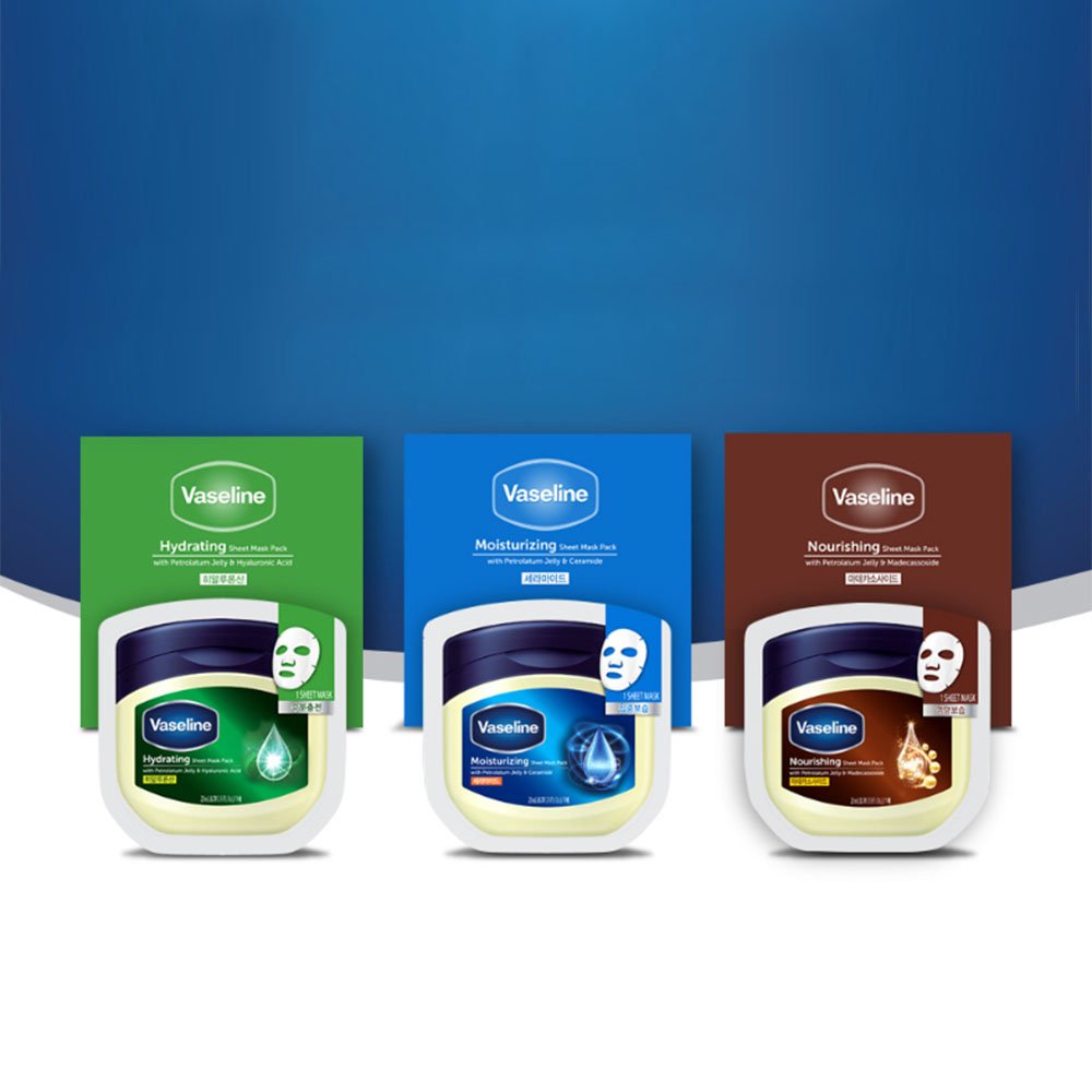 바세린 영양 시트 마스크, 1개입, 10개 상세 이미지 2