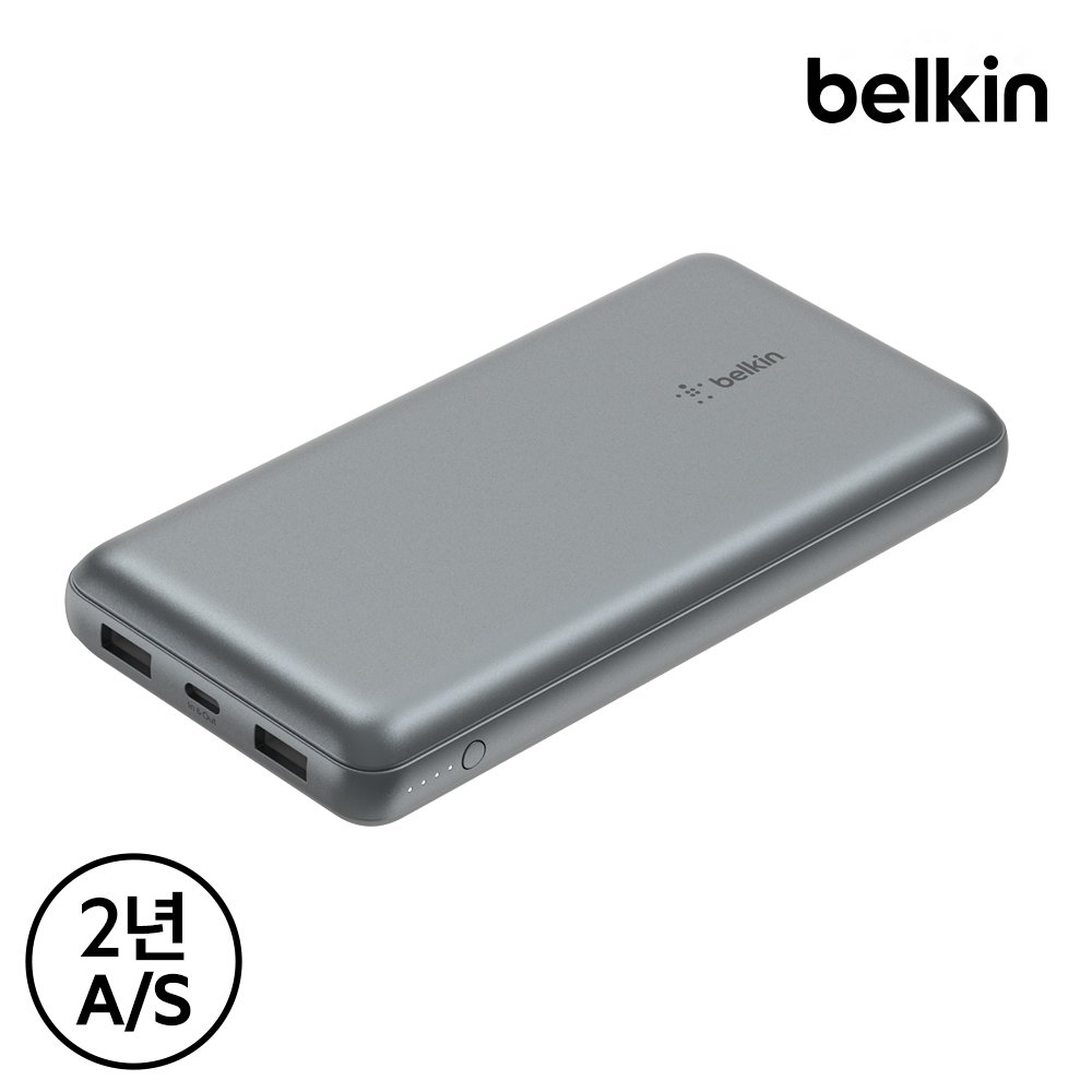 벨킨 20000mAh 15W PD 고속 충전 보조배터리 BPB012bt 아이폰17 16 15 14 13 12 갤럭시 S26 S25 기내반입 글로벌 안전인증 상세 이미지 1