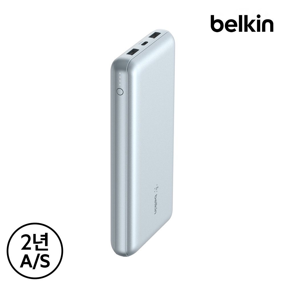 벨킨 20000mAh 15W PD 고속 충전 보조배터리 BPB012bt 아이폰17 16 15 14 13 12 갤럭시 S26 S25 기내반입 글로벌 안전인증 상세 이미지 1