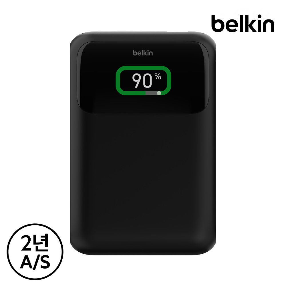 벨킨 부스트차지 프로 65W 대용량 고속 충전 보조배터리 20000mAh BPB020bt 갤럭시 S26 S25 아이폰 아이패드 노트북 기내반입 글로벌 안전인증 파워뱅크 상세 이미지 2