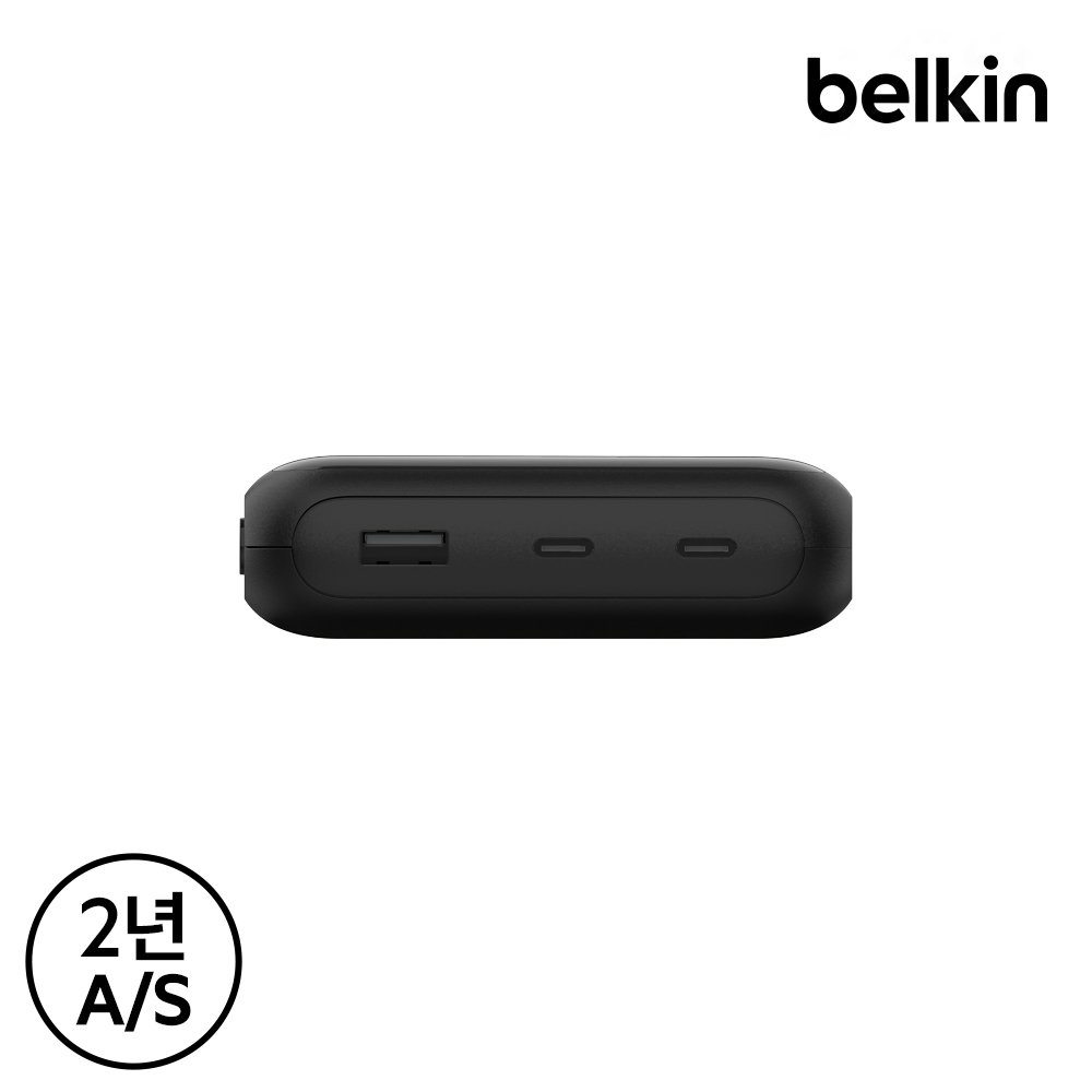 벨킨 부스트차지 프로 65W 대용량 고속 충전 보조배터리 20000mAh BPB020bt 갤럭시 S26 S25 아이폰 아이패드 노트북 기내반입 글로벌 안전인증 파워뱅크 상세 이미지 1