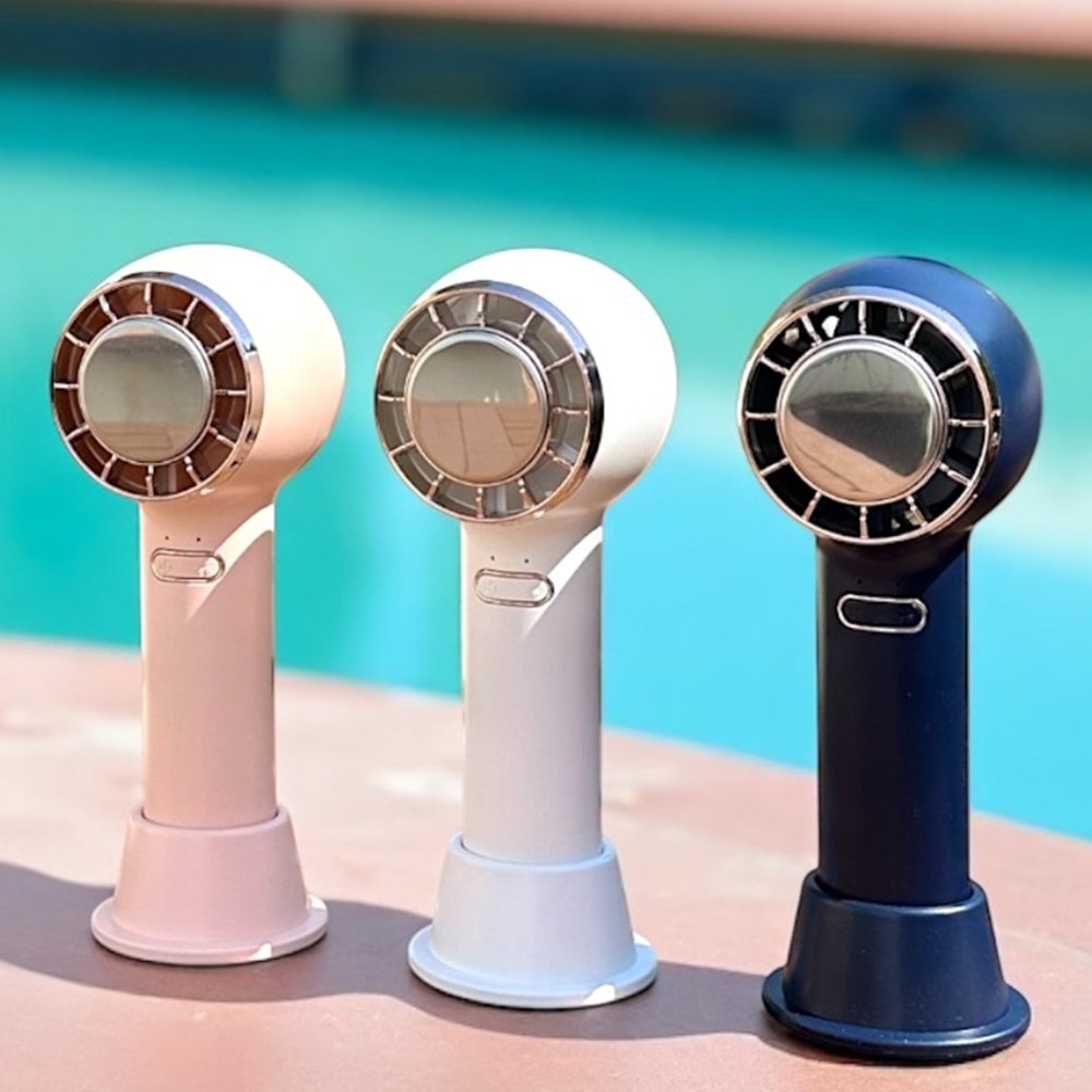 에디토 휴대용 냉각 선풍기 6엽팬 핸드 넥 파워 쿨링 손 에어컨 초경량 미니 손풍기 상세 이미지 1