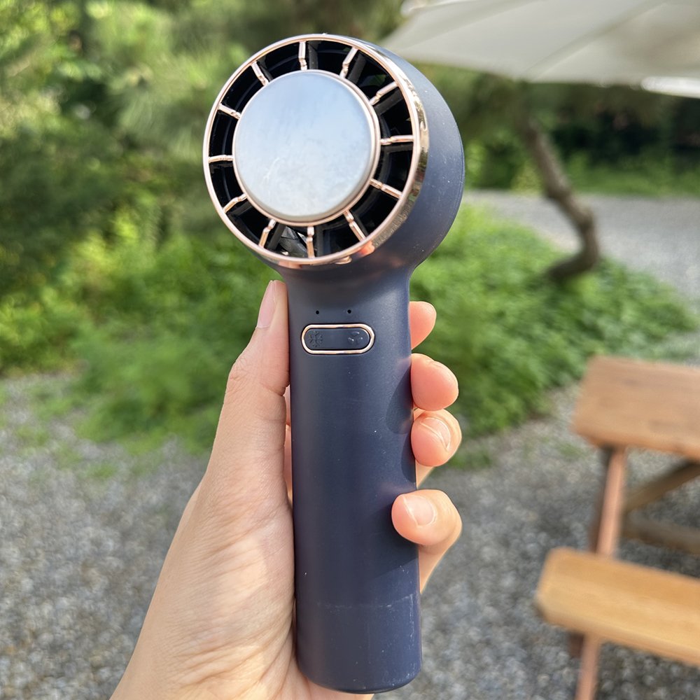 에디토 휴대용 냉각 선풍기 6엽팬 핸드 넥 파워 쿨링 손 에어컨 초경량 미니 손풍기 상세 이미지 1
