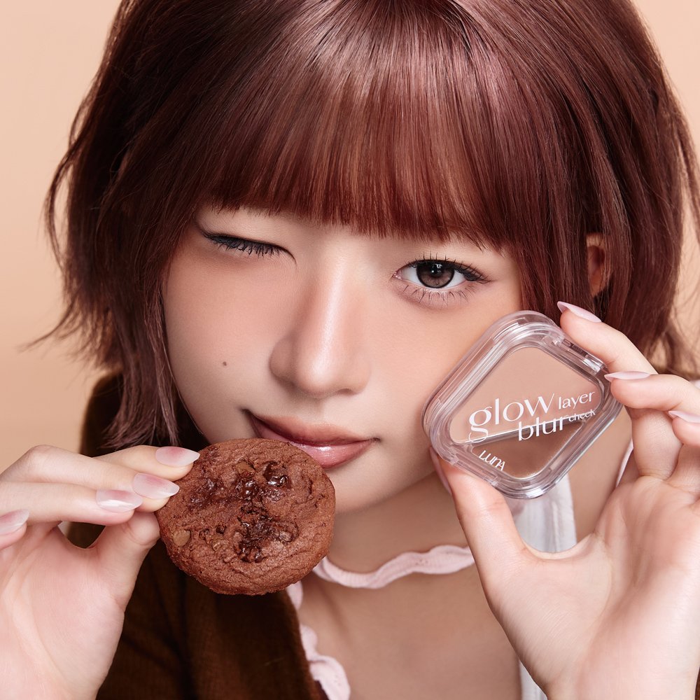 루나 글로우 레이어 블러 치크 8.5g (+하트 퍼 키링 증정) 상세 이미지 2