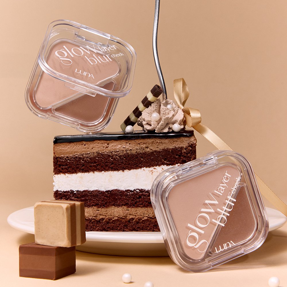 루나 글로우 레이어 블러 치크 8.5g (+하트 퍼 키링 증정) 상세 이미지 2