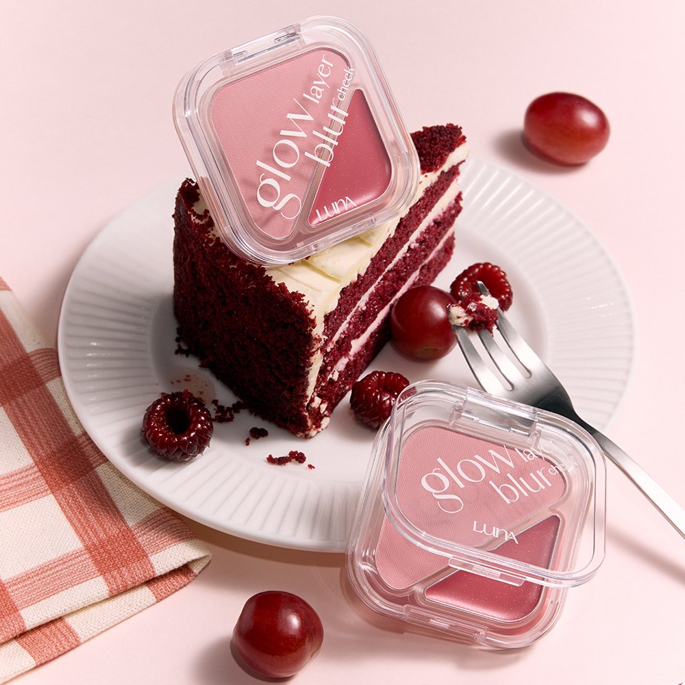 루나 글로우 레이어 블러 치크 8.5g (+하트 퍼 키링 증정) 상세 이미지 1