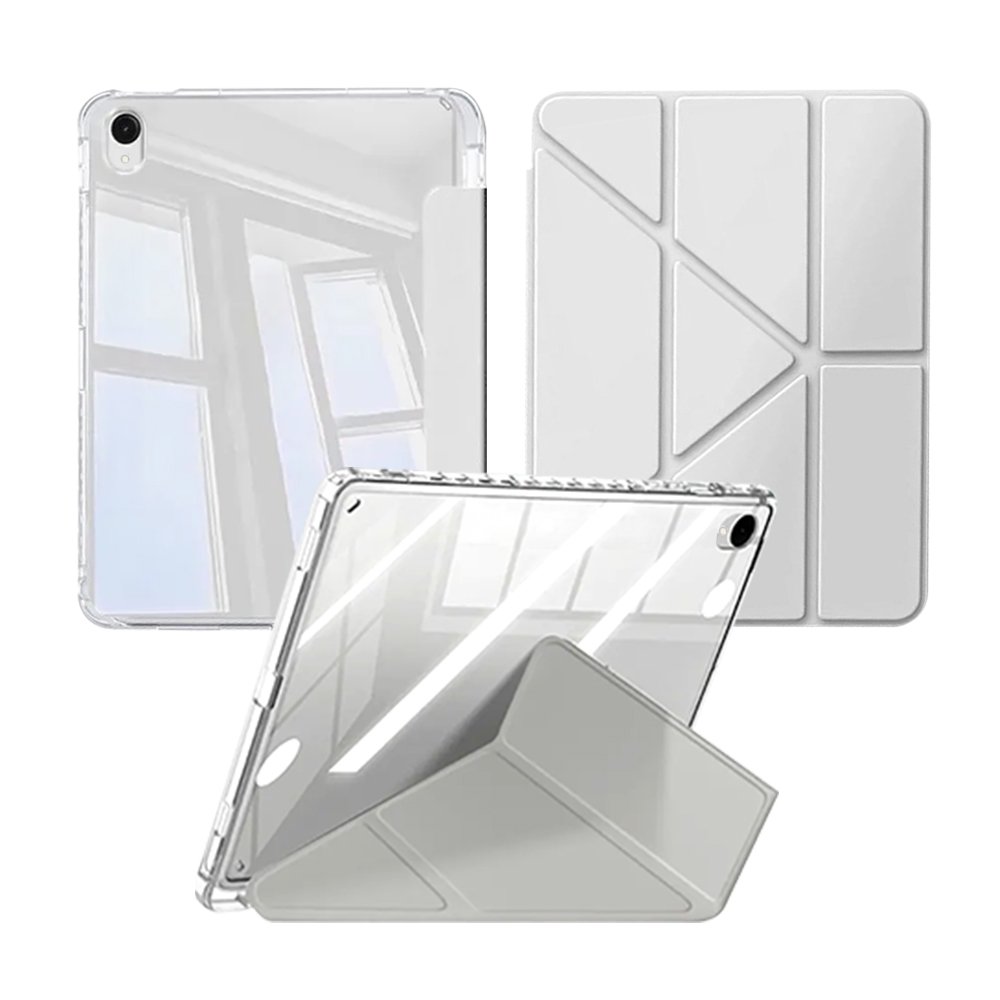 갤럭시탭 S11 케이스 투명 커버 S펜수납 Y형 그레이, 탭 S11 상세 이미지 1