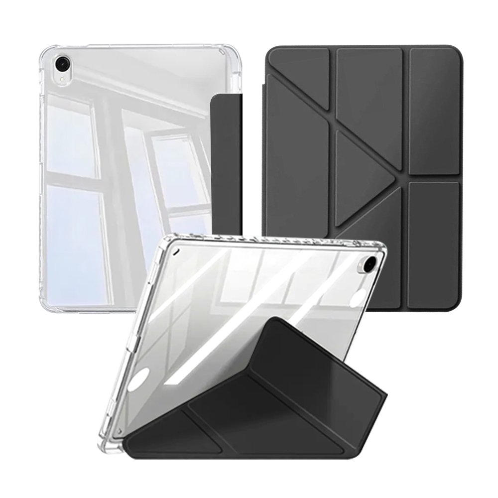 갤럭시탭 S11 케이스 투명 커버 S펜수납 Y형 그레이, 탭 S11 상세 이미지 1